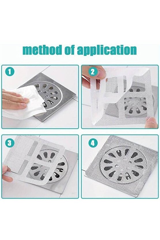 10 ADET Pratik Banyo Gider Süzgeci Saç Yakalayıcı Süzgeç Banyo Duş Gider Tıkanık Önleyici