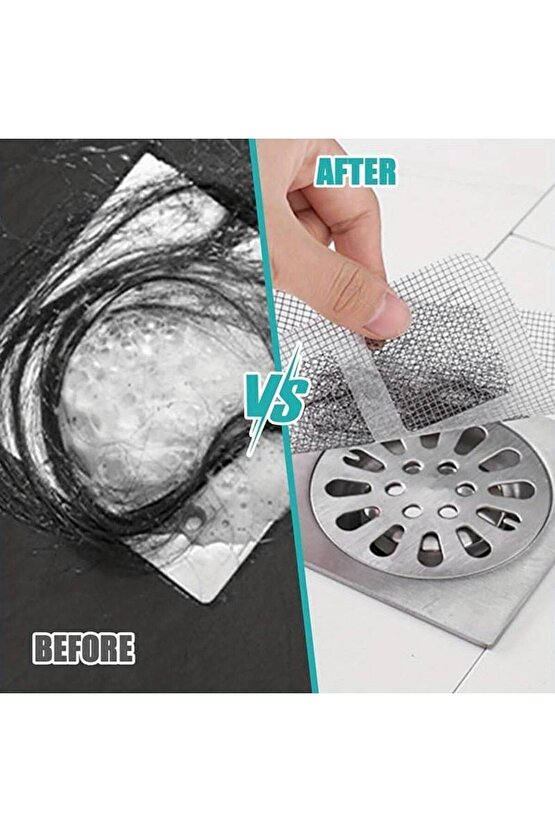 10 ADET Pratik Banyo Gider Süzgeci Saç Yakalayıcı Süzgeç Banyo Duş Gider Tıkanık Önleyici