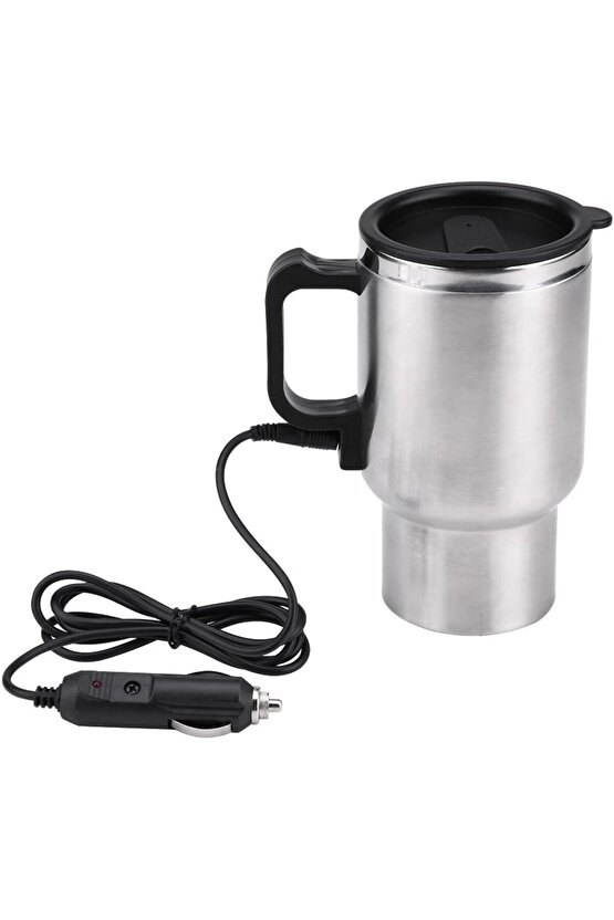 KDROGLU elektrikli araç su ısıtıcısı, 12 V araç içi su ısıtıcısı, fincan, 450 ml seyaha