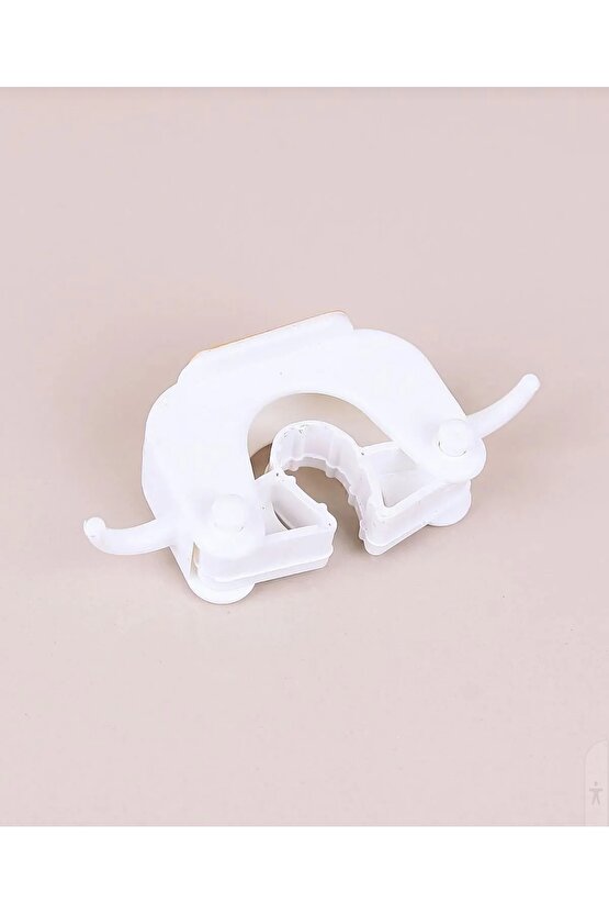 Mop Tutucu Sihirli Fırça Sapı Tutucu Alkano Sihirli Tutacak Pratik Duvar Askı Aparatı 1 (ADETT)