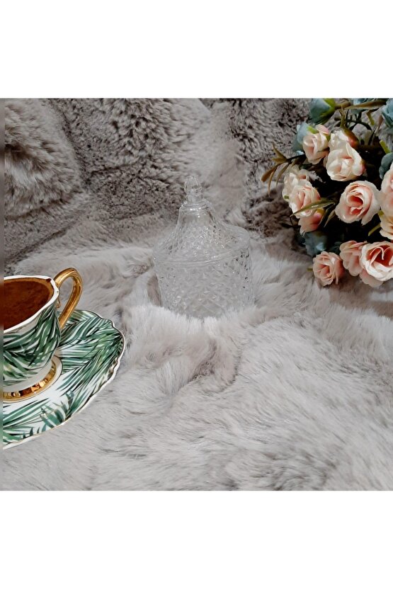 Lüx Mini Lokumluk , Reçellik Kristal Cam Şekerlik