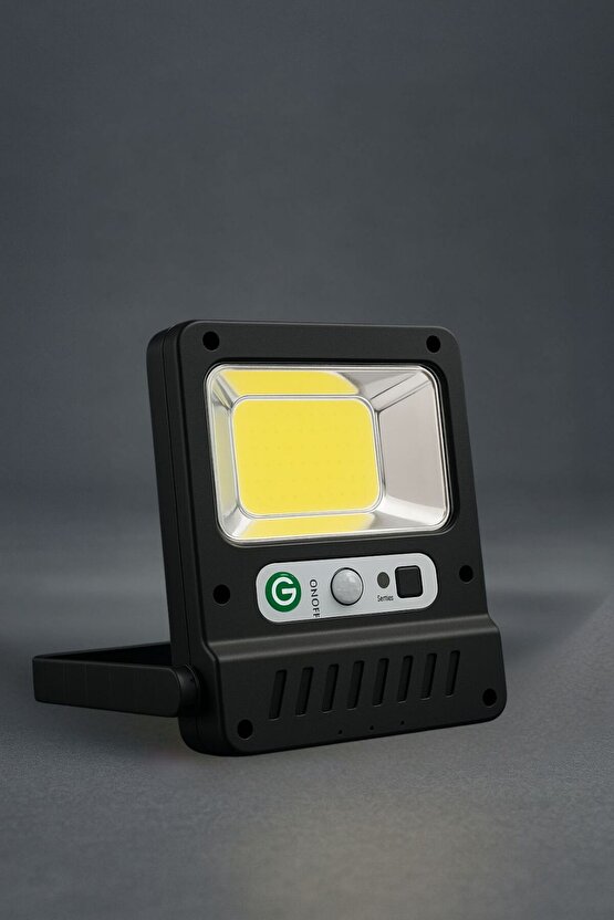 COB LED’li Solar Panelli Çok Fonksiyonlu Kamp Lambası Işıldak Şarjlı Aydınlatma