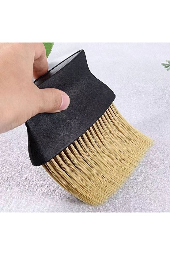 Salon Kesimi İçin Yumuşak Boyun Yüz Toz Fırçası Tek Parça Şekillendirici Aksesuar