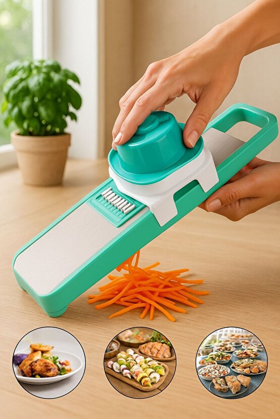 Paslanmaz Çelik Rende Sebze Dilimleyici