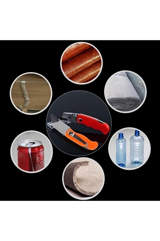 Çok Amaçlı Halı Maket Bıçağı Alçıpan Falçata Katlanabilir Maket Bıçağı Halı Kesme Aleti