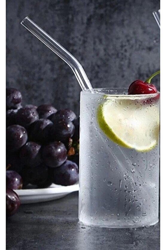 6 lı Cam Pipet 7 mm Eğimli 20 cm uzunluk Borosilikat Parti & Hobi