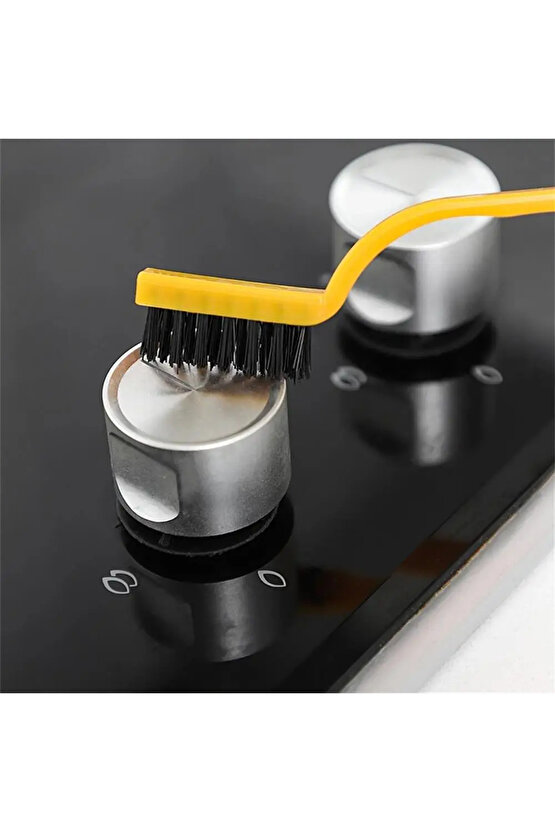 Çok Amaçlı Bakır Demir Ve Sert Plastik 3lü Set Fırça Detaylı Fırın, Ocak Soba, Derz Temizlik Seti