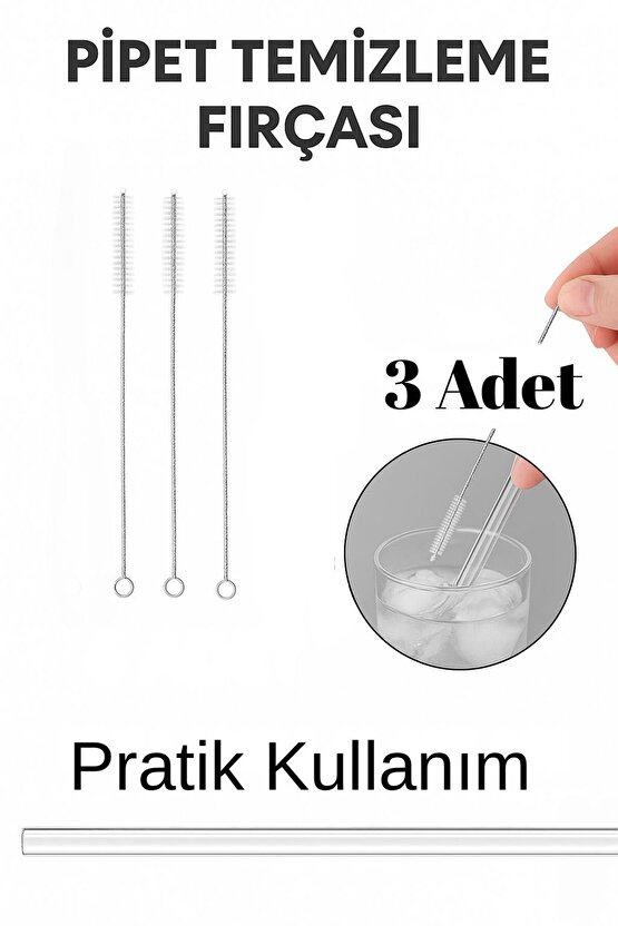 Pipet Temizleme Fırçası Pratik Bükülebilir Temizlik Fırçası Klavye Temizleme Fırçası Beyaz