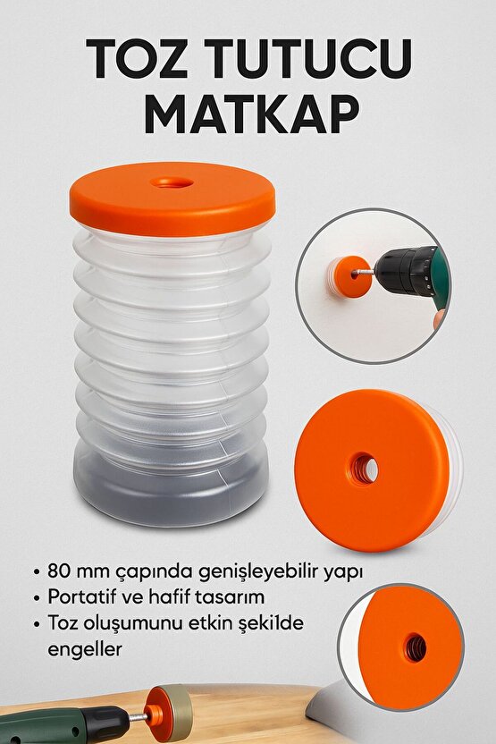 Toz Toplayıcı Matkap Başlığı