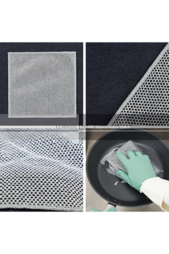 20 Adet Çok Amaçlı Tel Çizmez Bulaşık Bezi