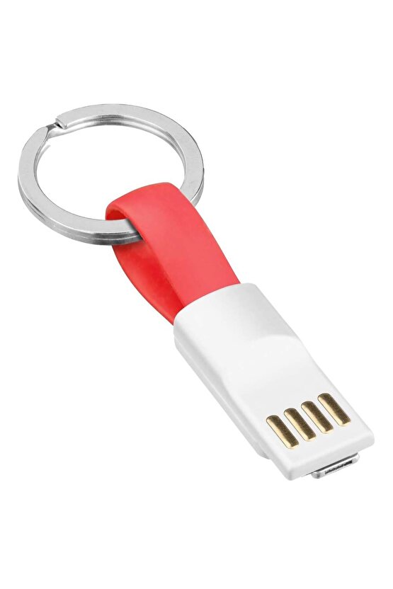 2in1 Anahtarlık Type C  Lightning Mini Anahtarlık USB Şarj Kablosu PM-26061