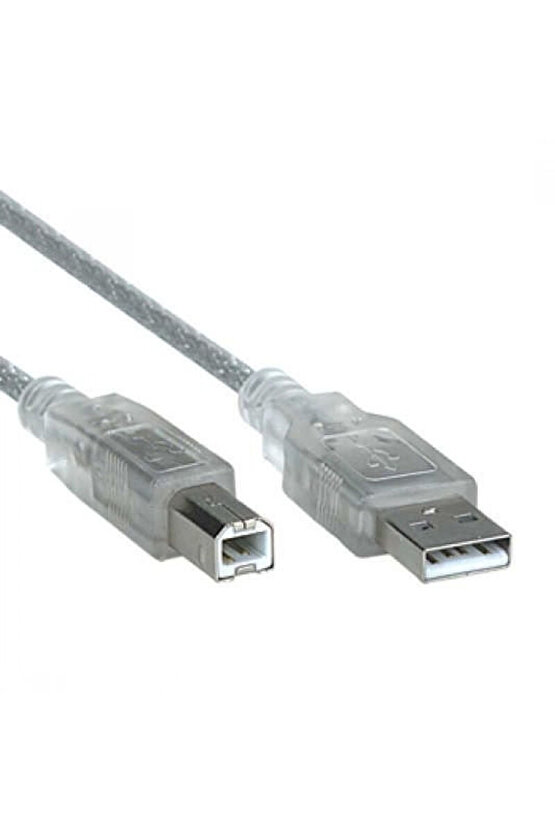 PM-3267 3 Metre Şeffaf USB 2.0 Yazıcı Kablosu
