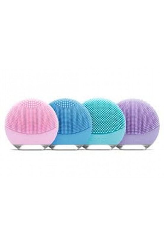 Unisex Renkli Süper Şarjlı Silikon Yüz Temizleme Fırçası