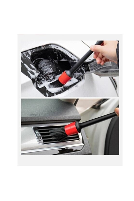 MC-1037 Araba Temizlik Detay Fırçası 5li Set