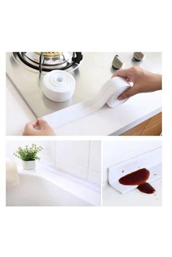 Su Sızdırmaz Geçirmez Tamir Bant Lavabo Küvet Kenar Mutfak Banyo