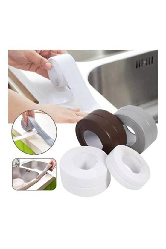 Su Sızdırmaz Bant Mutfak Banyo Duvar Küvet Lavabo Kenar Bandı Ev Iş Ofis Sızdırmazlık Bantı