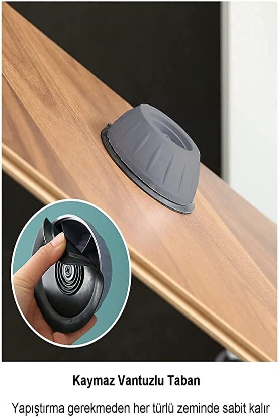 Çamaşır Makinesi Gürültü Ve Titreşim Önleyici Stoper Makine Sabitleyici 4lü Set