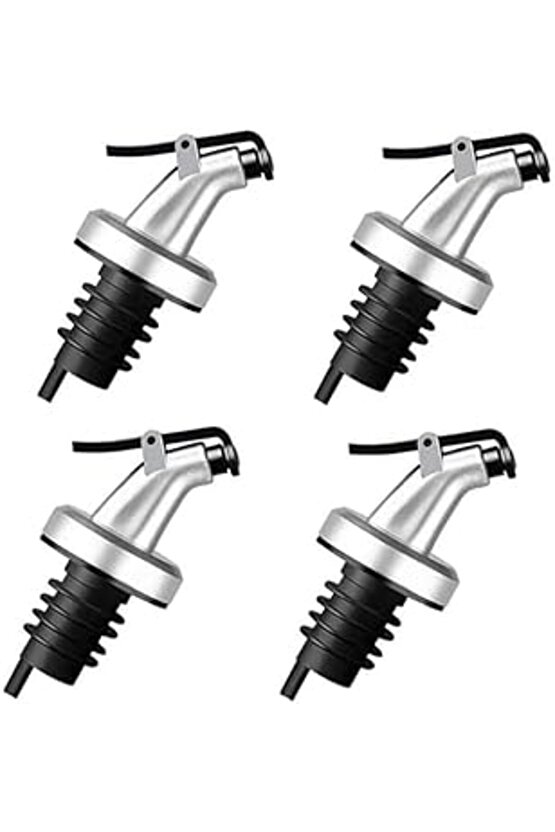 Orret Home 4 Adet Yağdanlık Tıpası Damlatmaz Şişe Ucu Dökme Ağızlığı Yağlık Sirkelik Sızdırmaz Kapa