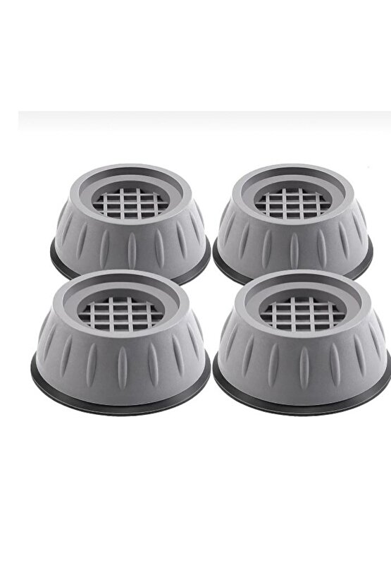 Gürültü Ve Titreşim Engelleyici Kaymaz Kauçuk Çamaşır Bulaşık Makinesi Ayak Pedi Stoper 4 Adet