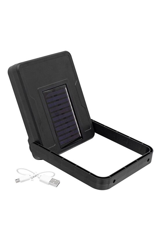 YX-607 Cob Ledli Solar Panelli Hareket Sensörlü Çok Fonksiyonlu Lamba