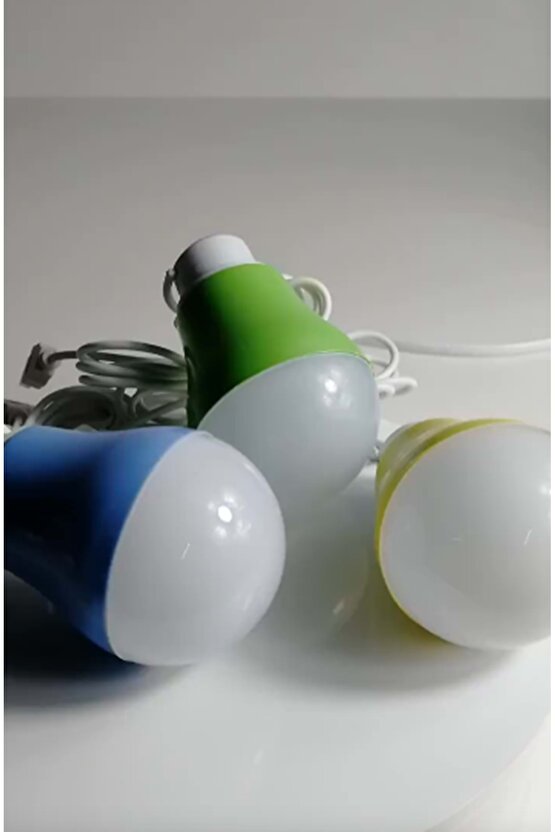 5V 5W 1Mt Usb Kablolu Beyaz Led Ampul (PM-12765)