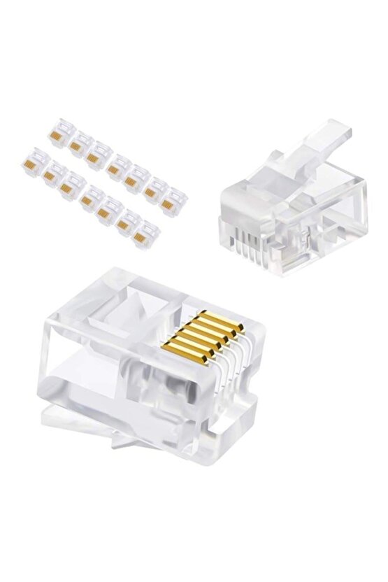 Telefon Soketi 6P6C (100lü Paket)