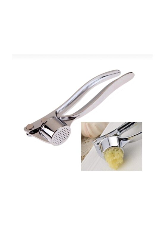 Paslanmaz Çelik Sarımsak Ezici Pratik Sarımsak Ezeceği