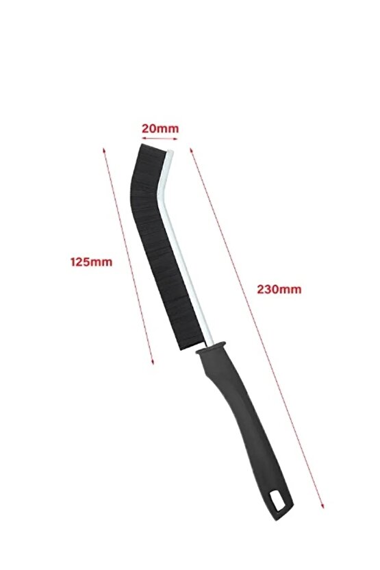 1 Adet Çok Amaçlı Multi Ince Temizlik Fırçası Derz Arası Banyo Mutfak Lavabo Detay