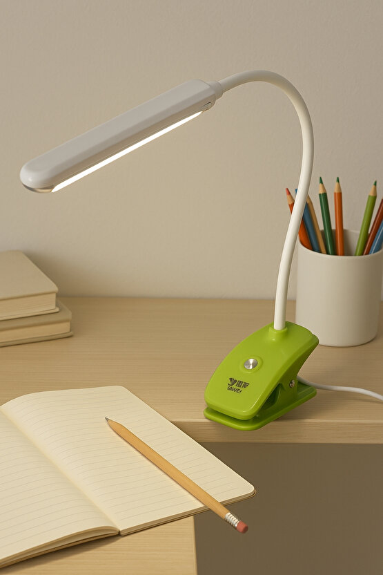 11 Smd Ledli Şarjlı Mandallı Masa Lambası CE - ISO9001 Belgeli