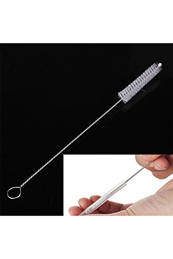 Pratik Cam Ve Metal Krom Pipet Temizleme Fırçası | Pipet Temizlik Fırçası - 1 Adet