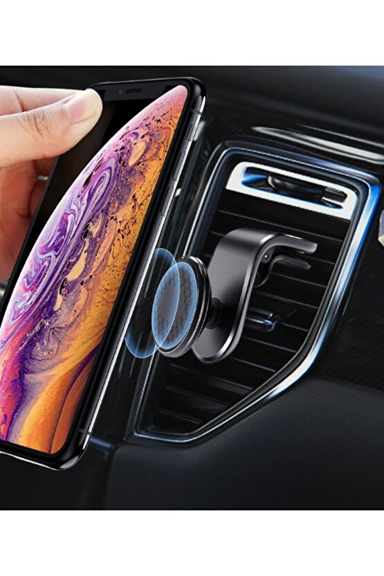 Klipsli Araç Telefon Tutacağı Klima Peteği Araba Telefon Tutacağı Metal Klipsli Düşmeme Garantili