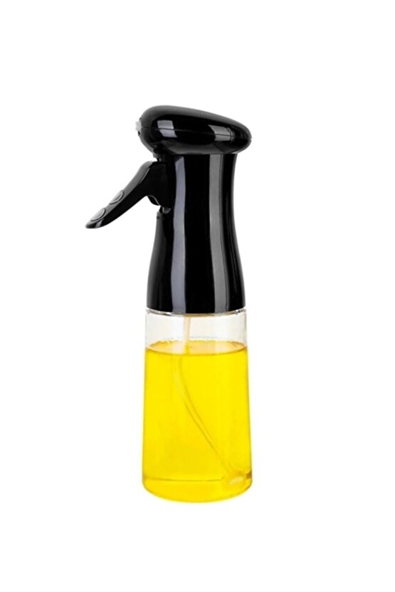 Pratik Püskürtmeli Sprey Cam Şişe Zeytinyağı Sirke Yağ Püskürtücü Yağdanlık 200 ml - 1 Adet