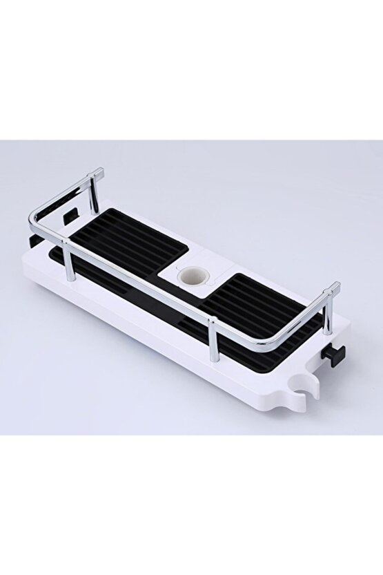 Banyo Duş Organizer Sabunluk Metalik Korumalı