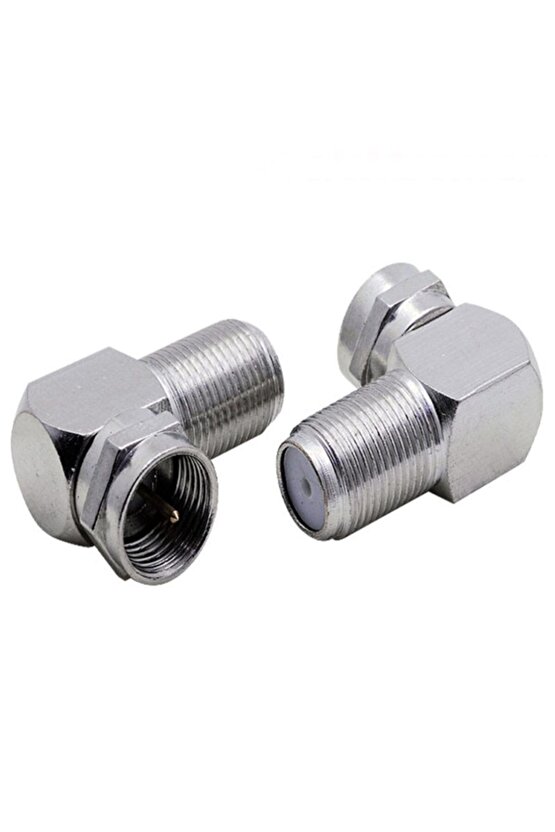 L Tipi F Konnektör 90 Derce F Konnektör 2 Adet