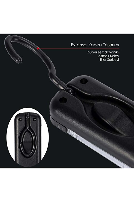 PM-14905 220 Volt 7 Metre Kablolu 100 Ledli Seyyar Çalışma Lambası