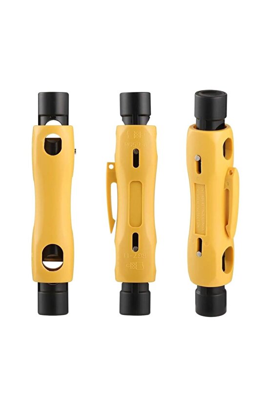 HT-323 RG59-6-7-11 Koaksiyel Ayarlanabilir Kamera Anten Cat Kablo Soyucu