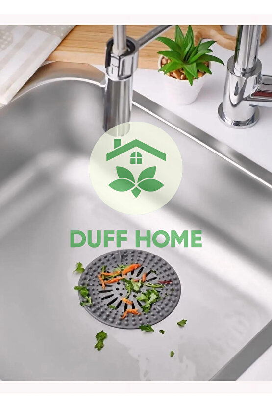 Silikon Mutfak Lavabo, Banyo , Küvet Drenaj Süzgeci Saç Kıl Tutucu Banyo Lavabo Süzgeci
