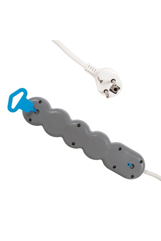 2 Metre Kablolu 5li Çoklu Grup Priz Ve-2s5n