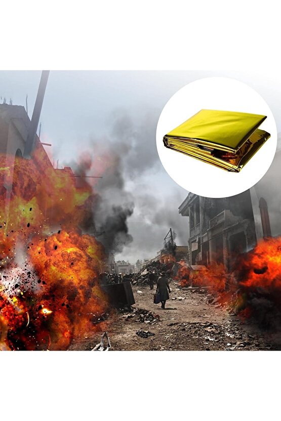 Acil Durum Battaniyesi Emergency Foil Blanket 1.6m X 2.1m