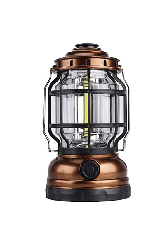 Dimli Gemici Feneri Taşıma Kollu Pilli Kamp Lambası AXE4-9RTE