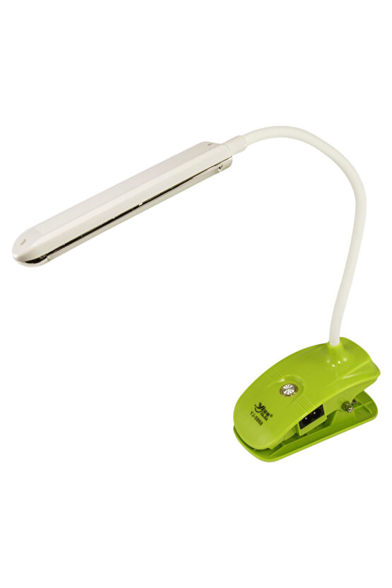 11 SMD Ledli Şarjlı Kıskaçlı Kitap Okume ve Masa Lambası AXE9-4DC33