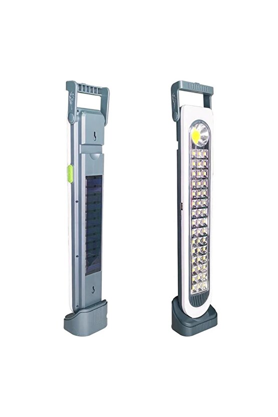 Solarlı Ve Şarjlı Işıldak 45 Ledli 45W HEL-6855T