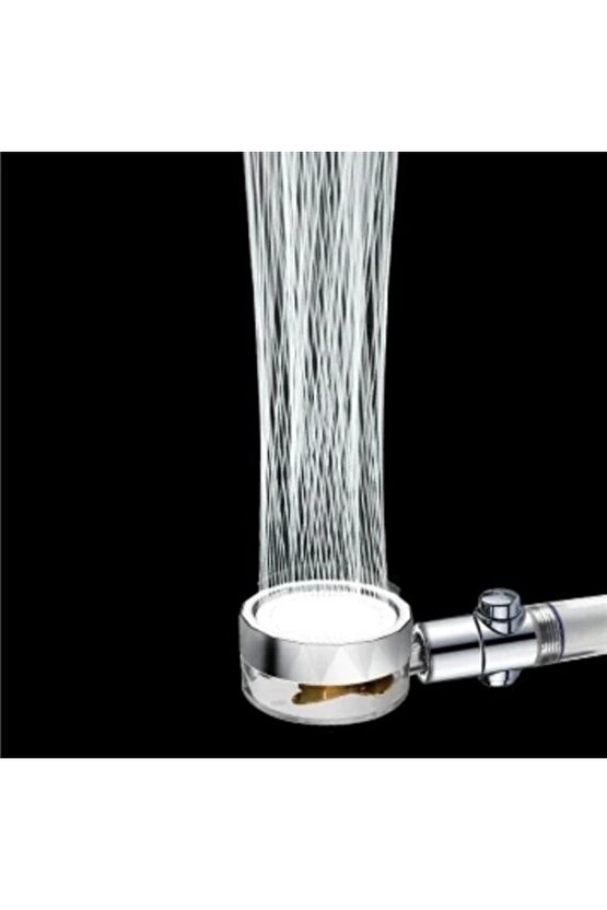 Buffer® Turbo Pervaneli Ve Filtreli Su Tasarruflu 360 Derece Dönebilen Tazyikli Duş Başlığı