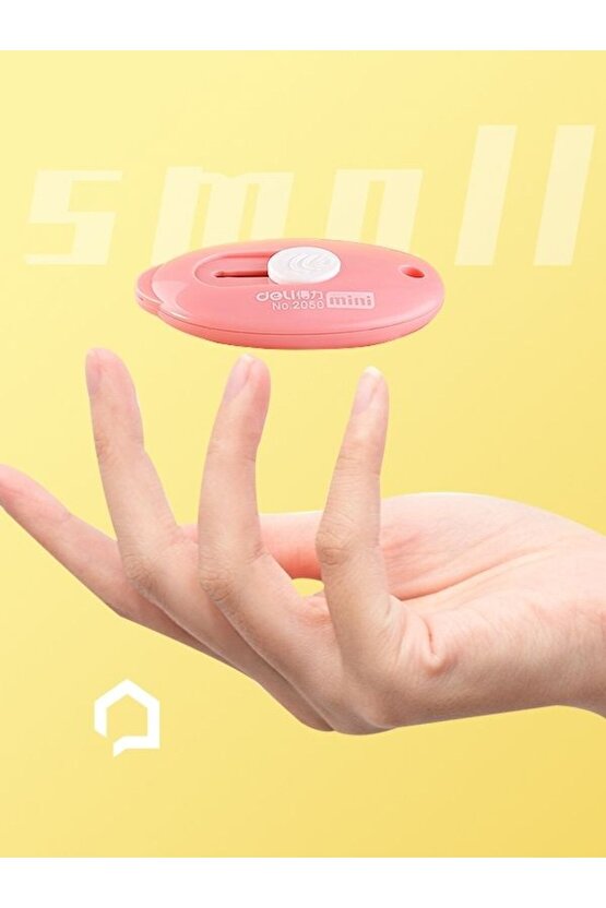 3 Adet Minik Renkli Çelik Bıçaklı Falçata Maket Bıçağı AXE91-L77F