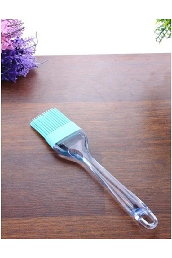 Şeffaf Saplı Mini Silikon Yumurta Fırçası, Mutfak İçin Pratik ve Kullanışlı