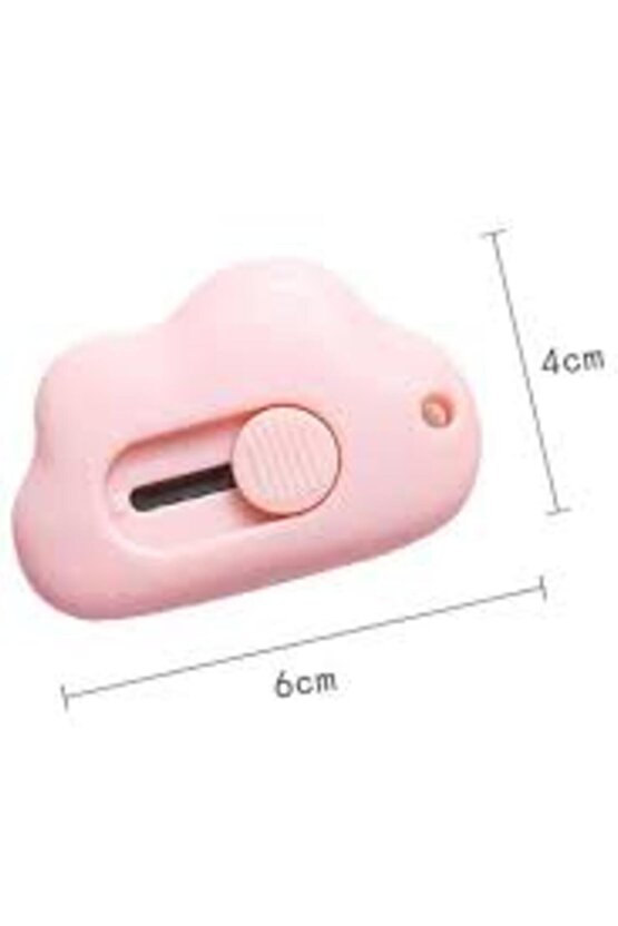 Taşınabilir Mini Bulut Falçata, Maket Bıçağı, Hobi Falçatası 1 adet Pembe