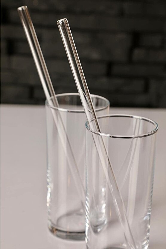 Cam Pipet, 4lü Düz Cam Pipet