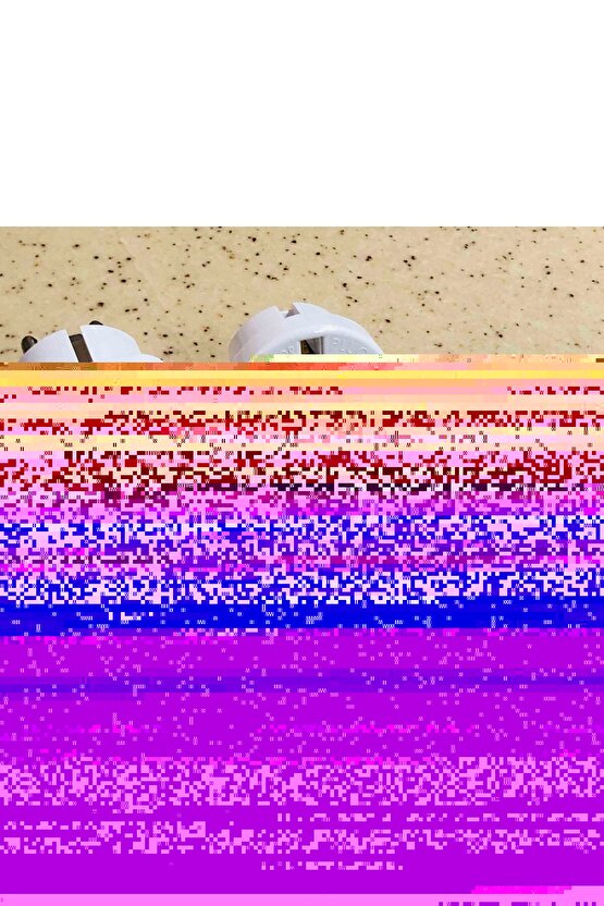 Bubble Tavşan Yuvarlak Post Yumuşacık Tavşan Tüyü Kaymaz Yıkanabilir Gri