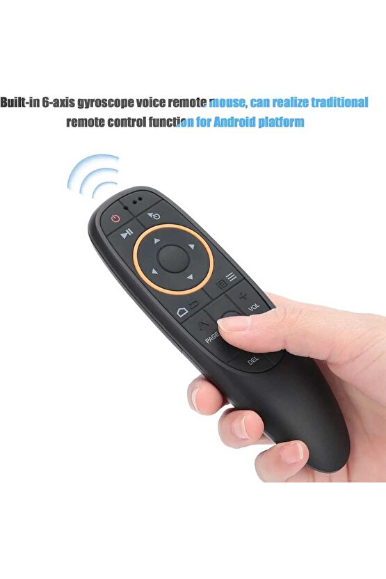 Air Mause 2.4 Ghz Jiroskoplu Android Sesli Komut Wireless Projektör Bilgisayar Android Tv box...