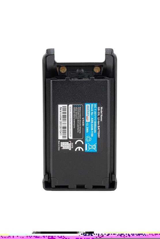 ASN446-1100 QB-33L DC 7.4V 1800mah Li-ion Batarya